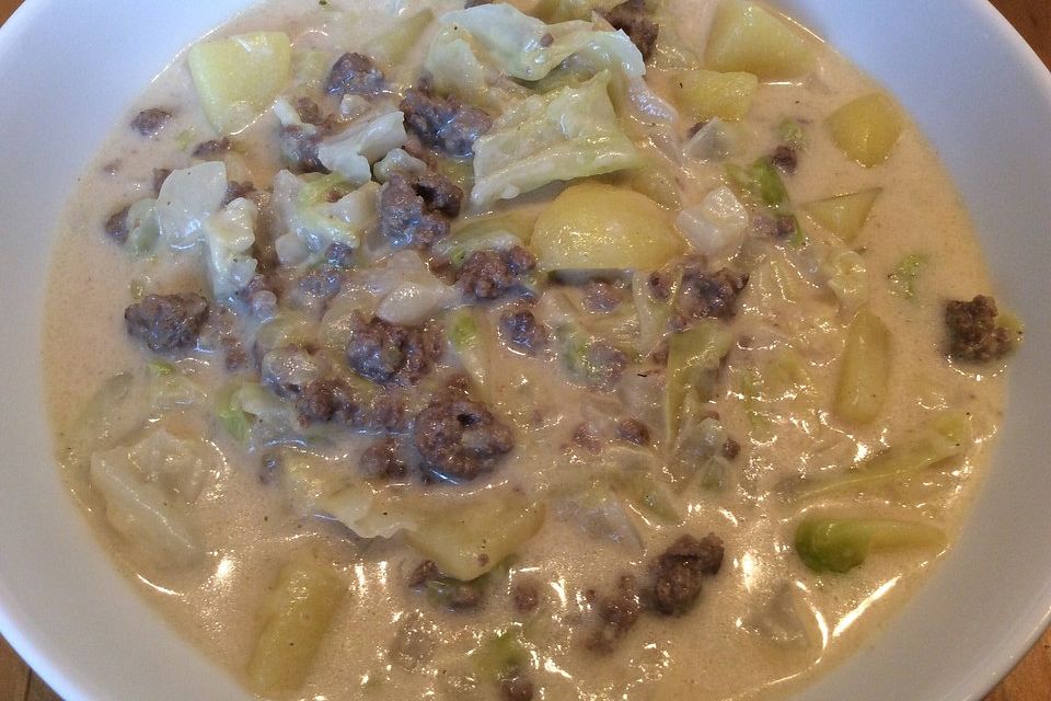 Spitzkohl durcheinander