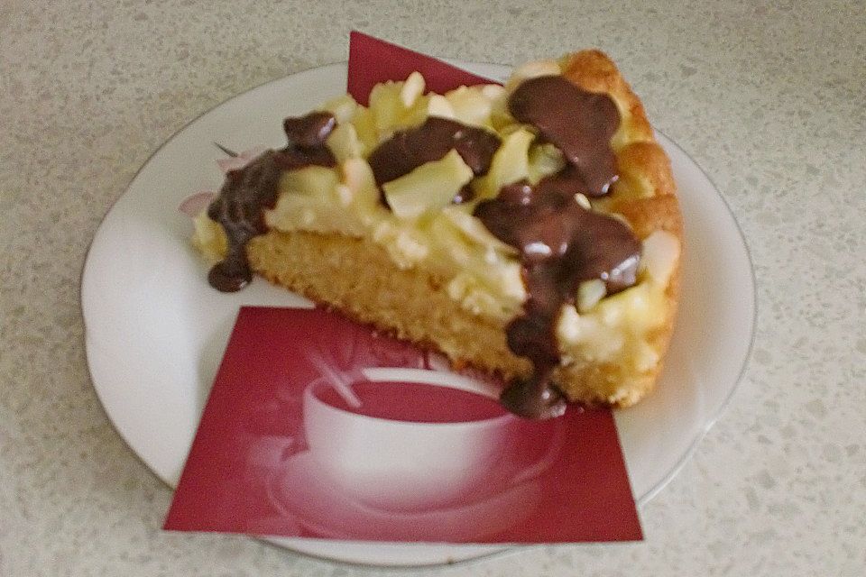 Nougat-Ananaskuchen