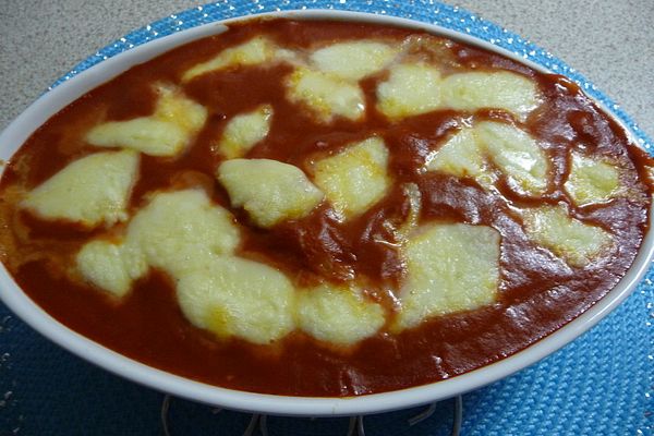 Überbackene Gnocchi in Tomatensauce von MelW1501 | Chefkoch