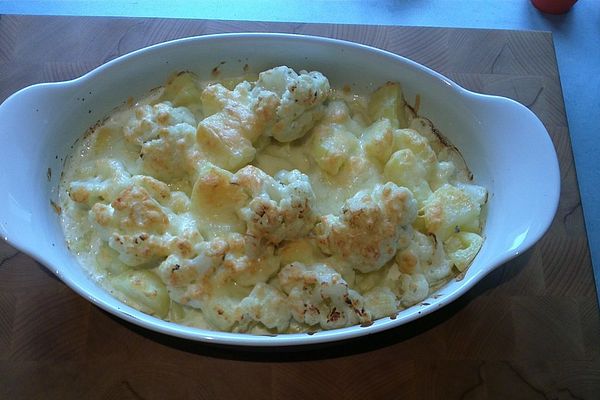 Kartoffel-Blumenkohl-Auflauf mit Käsesauce von emelane | Chefkoch