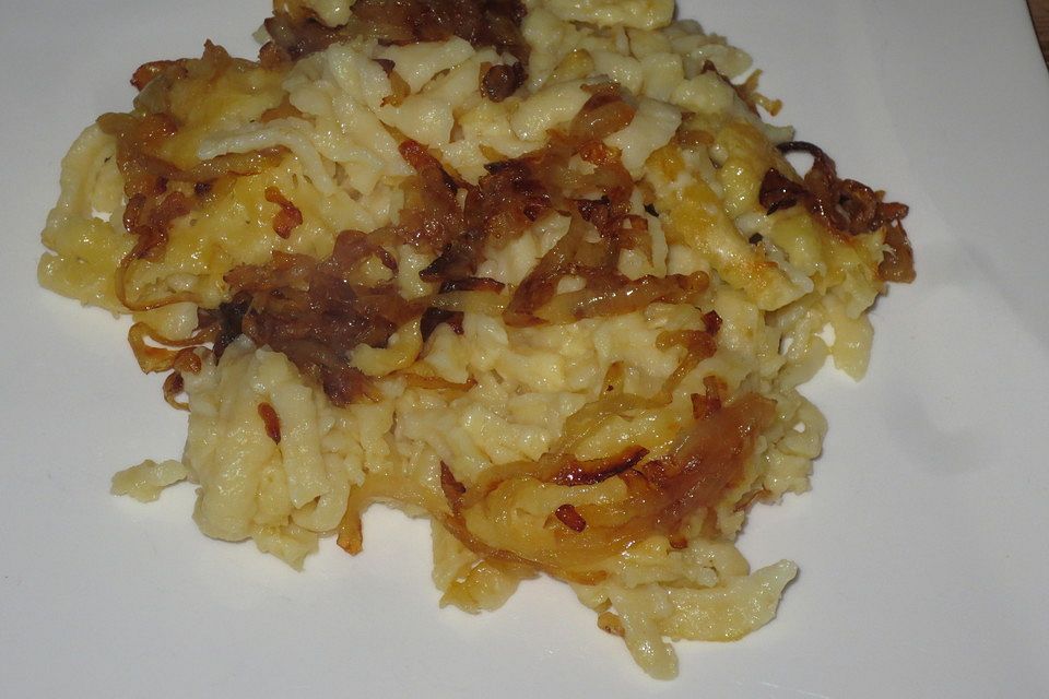 Bayrisch-Schwäbische Kässpätzle nach Oma