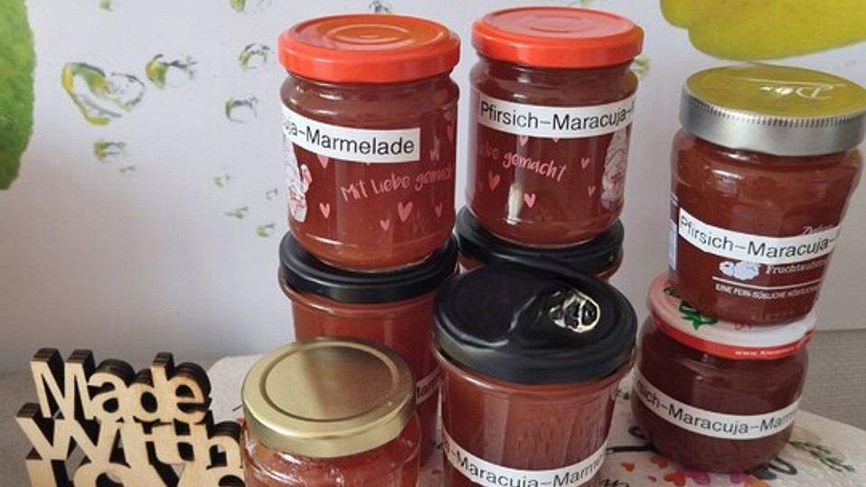 Pfirsich-Maracuja-Marmelade von dodith Pfirsich-Maracuja-Marmelade von dodith