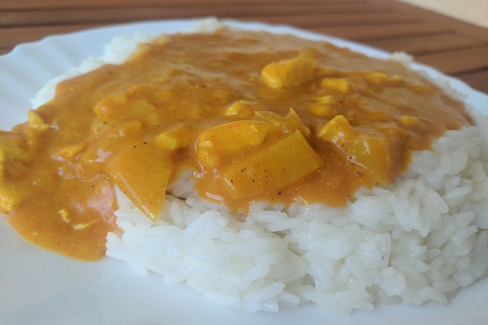 Curry-Geschnetzeltes