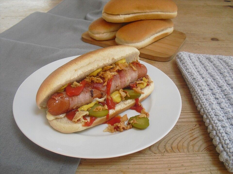 Käse-Bacon Hot Dog von ofenquälix| Chefkoch