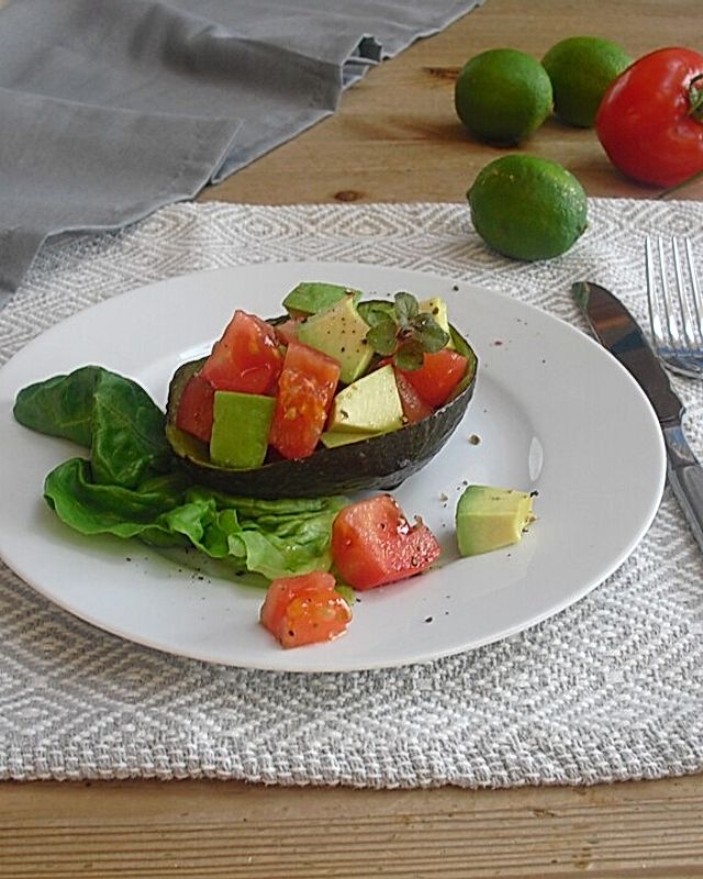 Tomaten-Avocadosalat