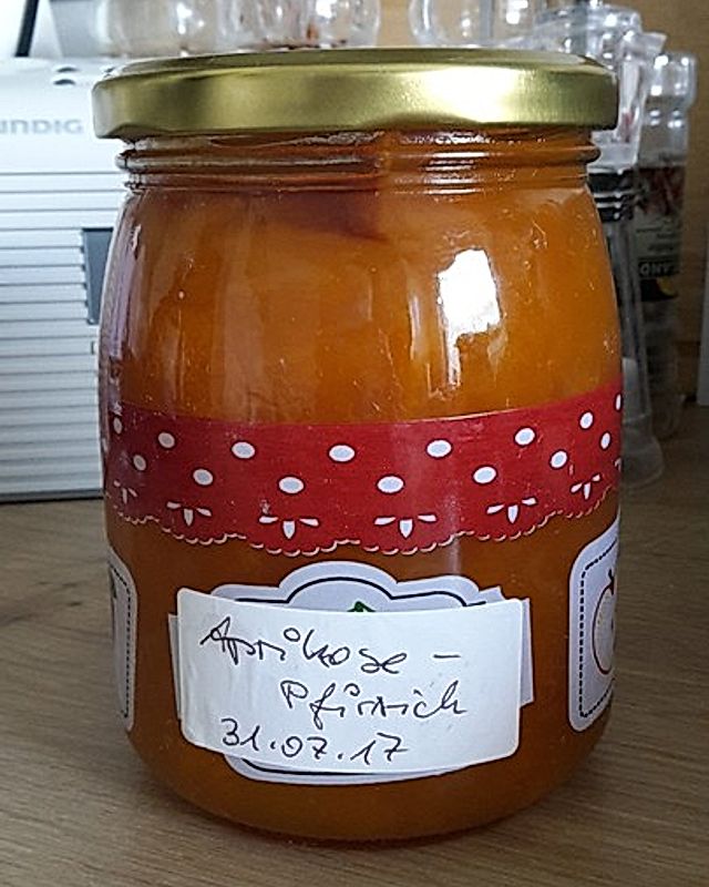 Aprikosen-Plattpfirsich-Marmelade