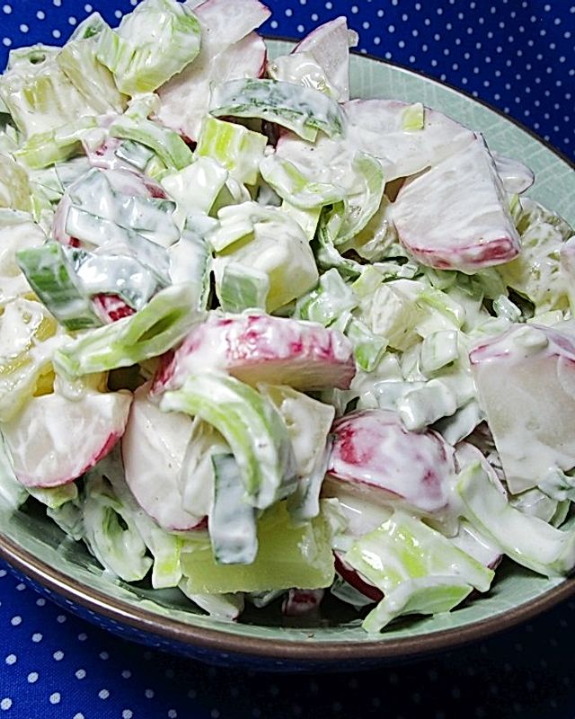 Radieschen-Käse-Salat mit Harzer