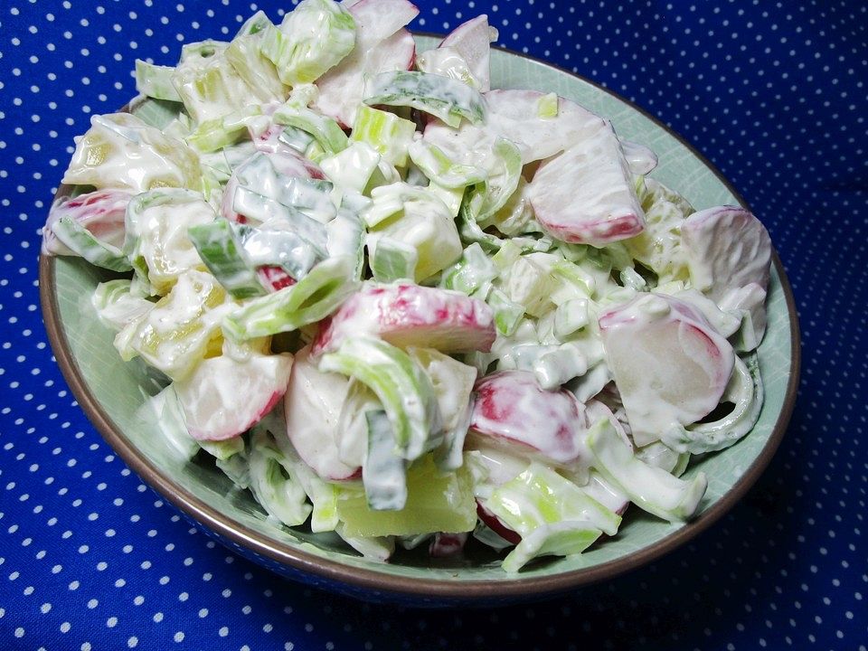 Radieschen-Käse-Salat mit Harzer von steffen42| Chefkoch