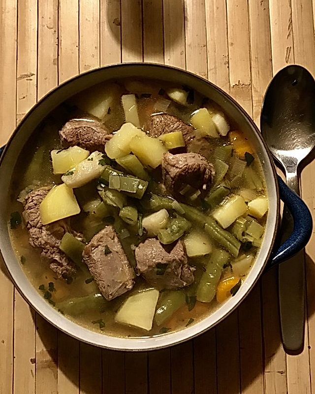 Lamm-Bohnen-Stew
