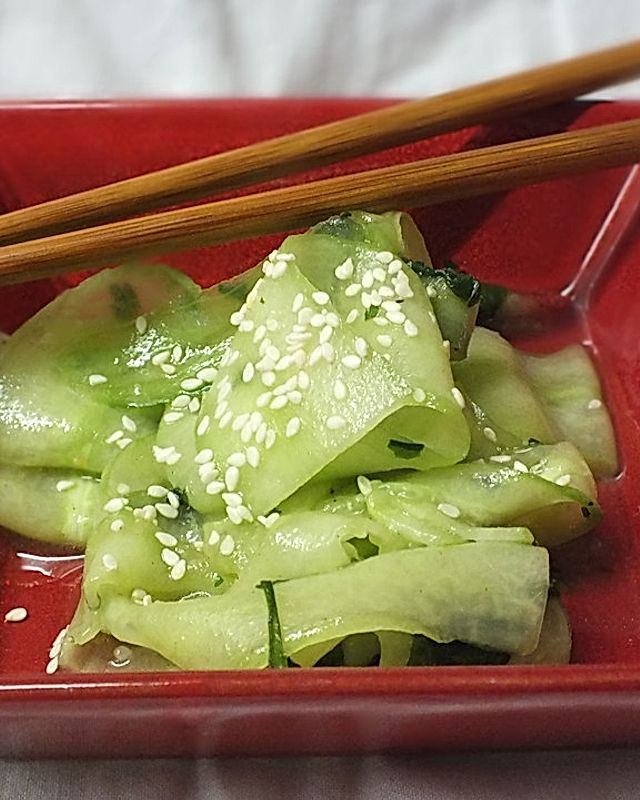 Japanischer  Gurkensalat