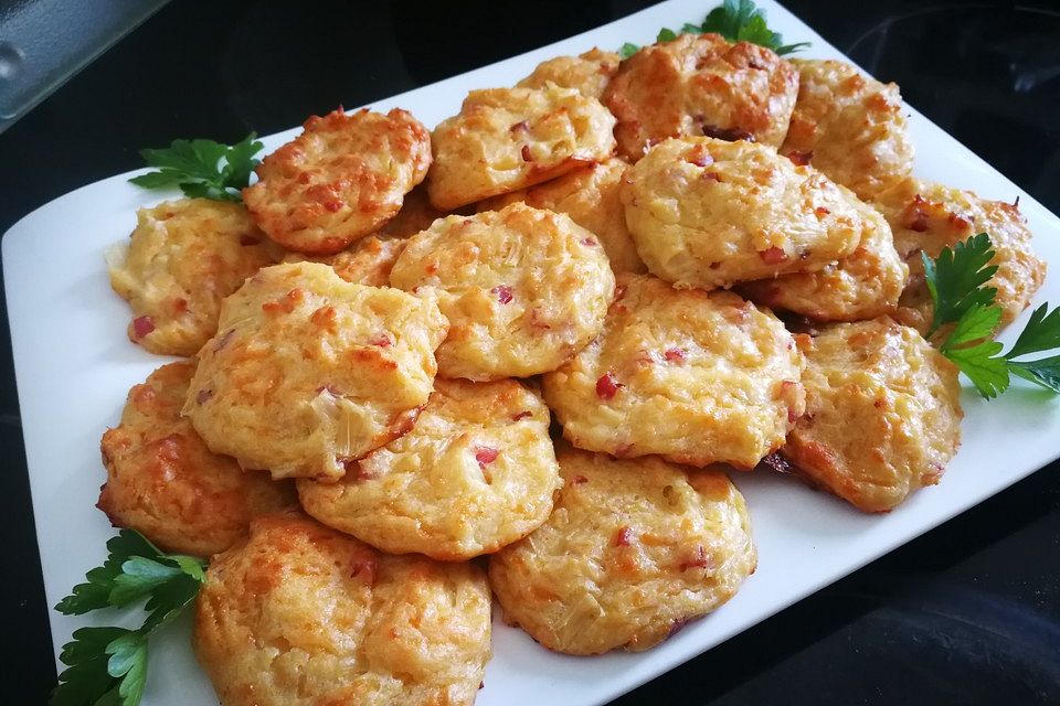 Spargel Käse Bällchen