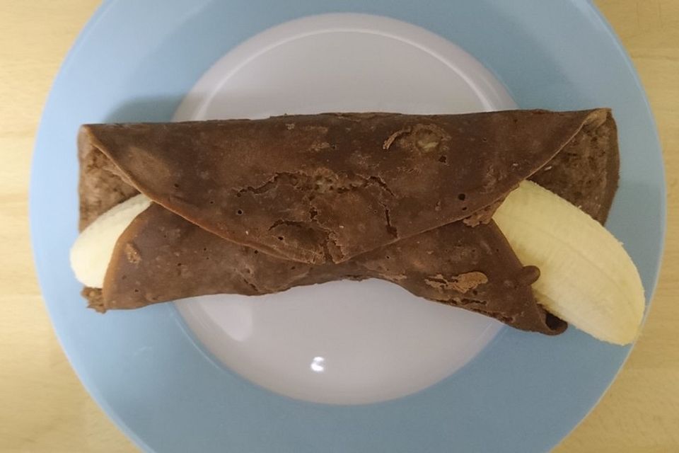 Banane im veganen Schlafrock