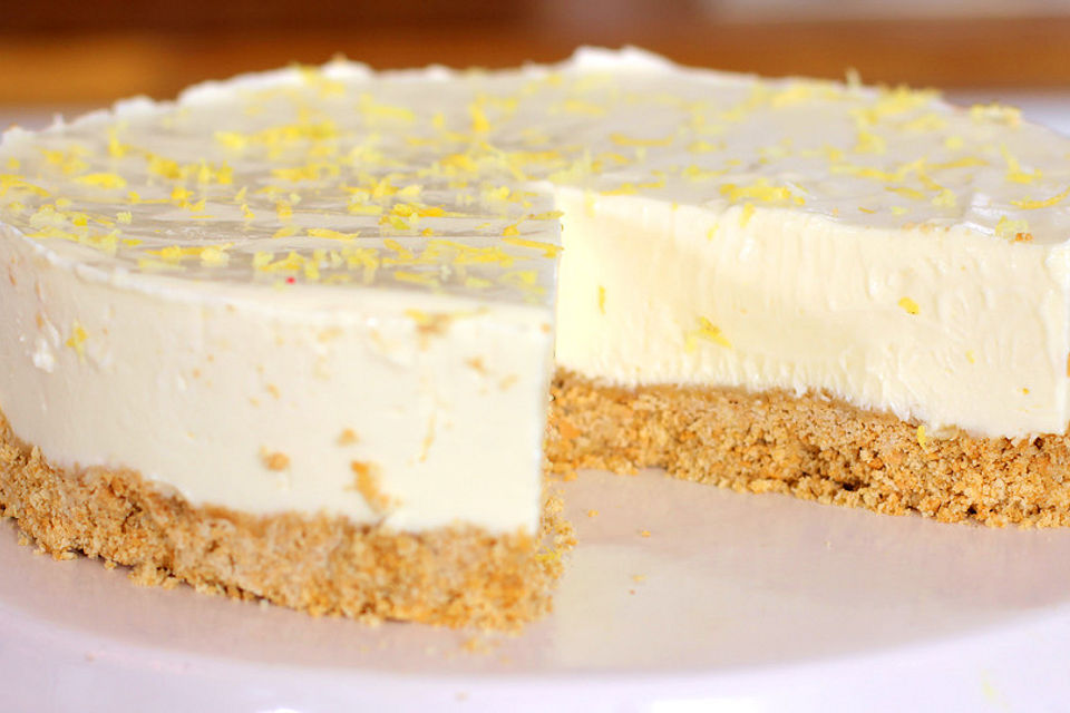 No Bake Lemon Cheesecake