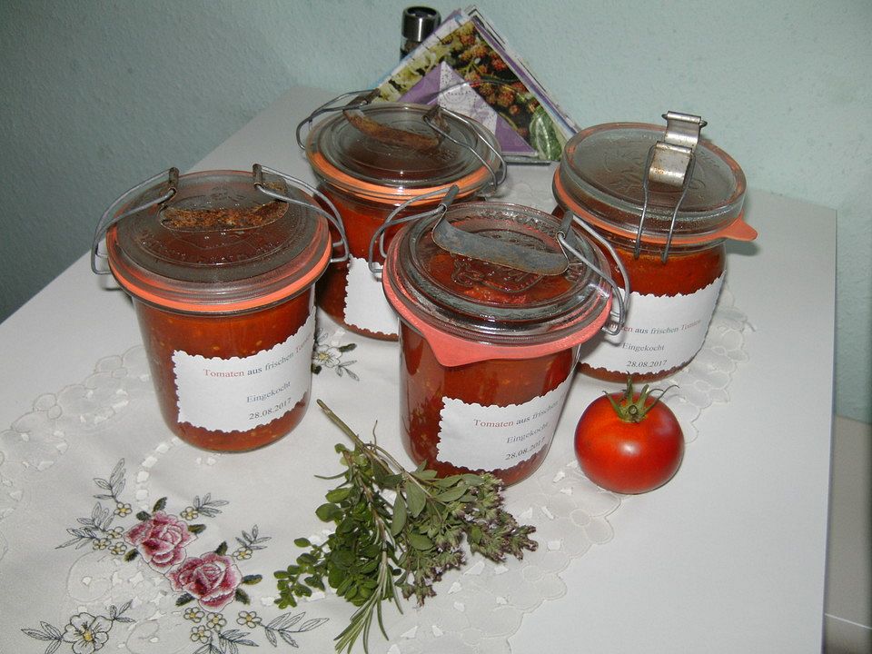 Tomatensoße aus frischen Tomaten einkochen von Anaid55| Chefkoch