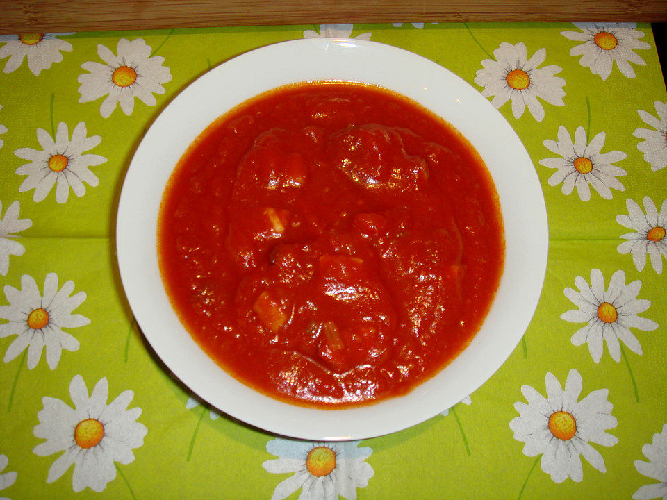 Tomatensauce mit Rotwein und Speck von Scarlet10| Chefkoch