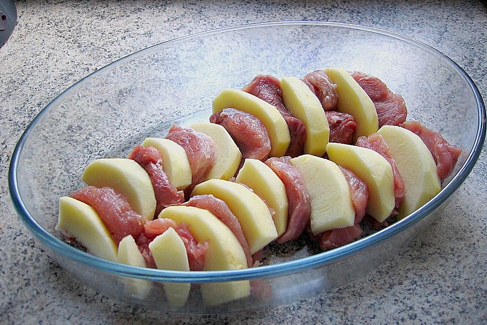 Filet - Apfel - Topf Filet - Apfel - Topf