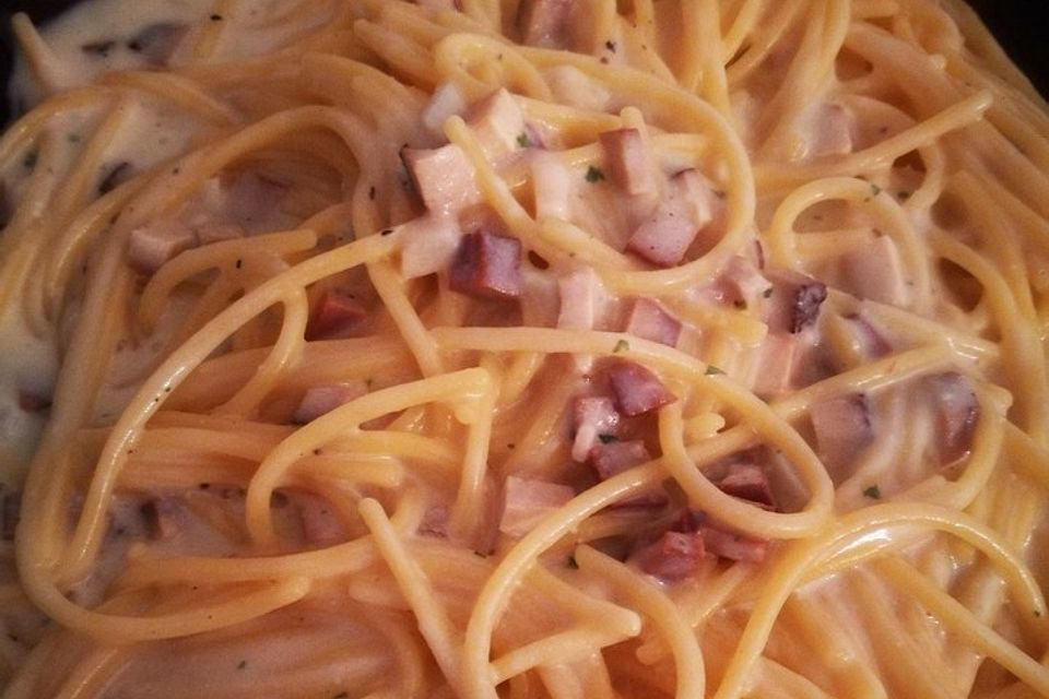 Meine vegane Spaghetti Carbonara