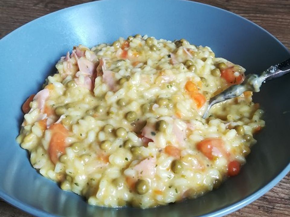 Erbsen-Möhren-Risotto von Zeraneve| Chefkoch