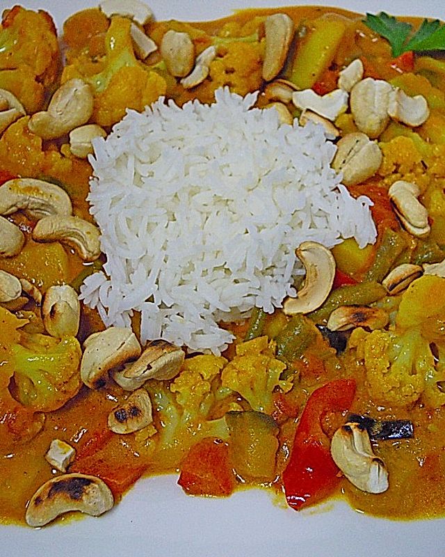 Cashew - Gemüse - Indisch