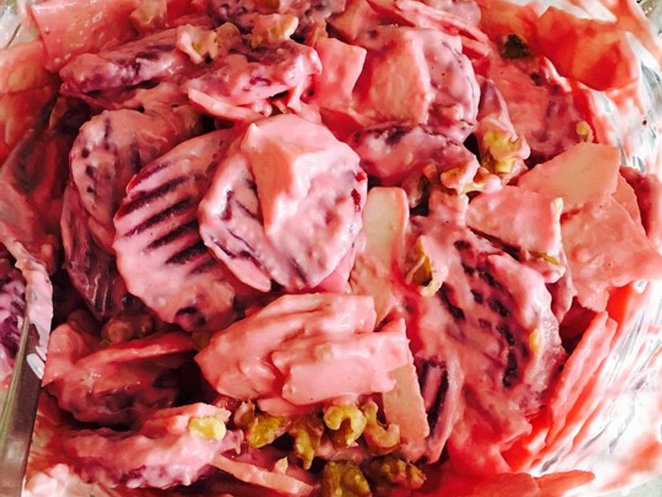 Rote-Bete-Apfel-Walnuss Salat von wildcat61| Chefkoch
