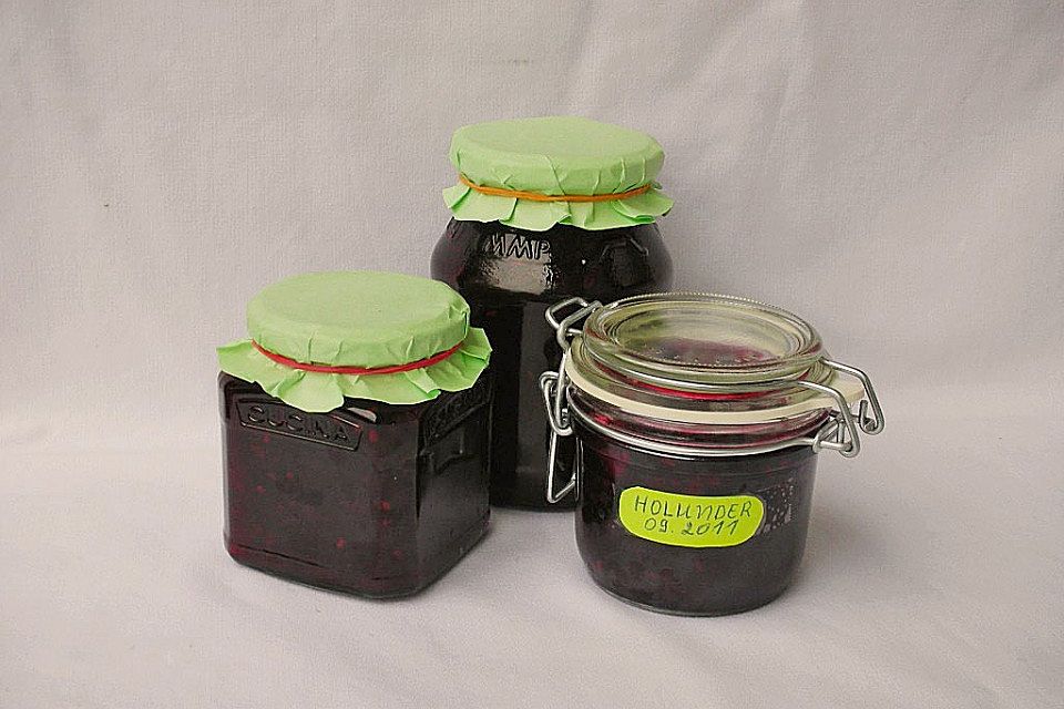Holundermarmelade Holundermarmelade