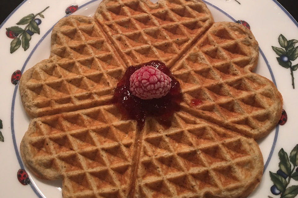 Waffeln mit Chia-Samen