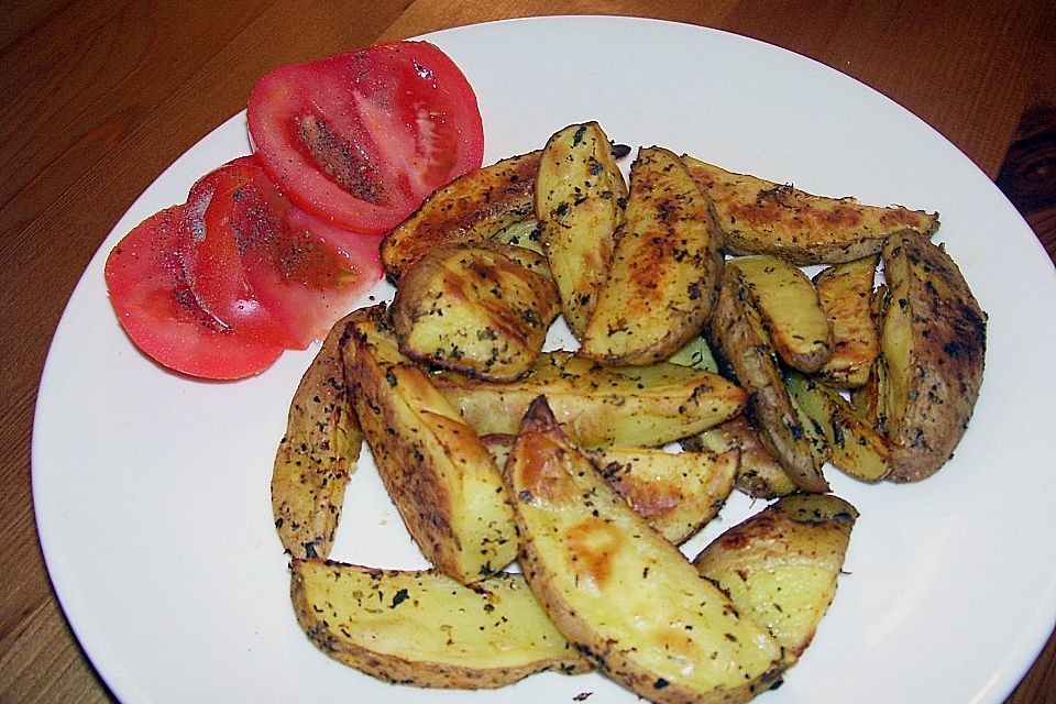 Kartoffel - Wedges, selbst gemacht