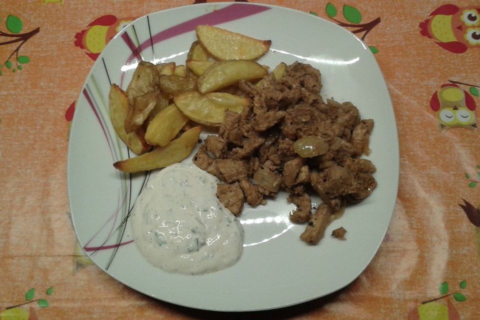 Kartoffel - Wedges, selbst gemacht