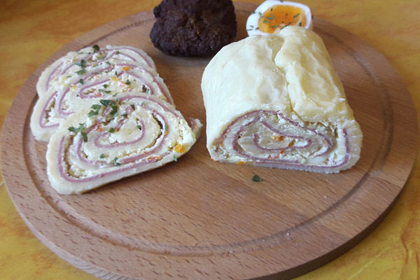 Käserolle mit Leberkäse von eisbobby | Chefkoch