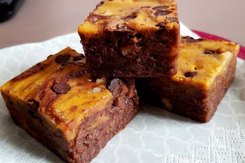 Saftige Kürbis-Brownies