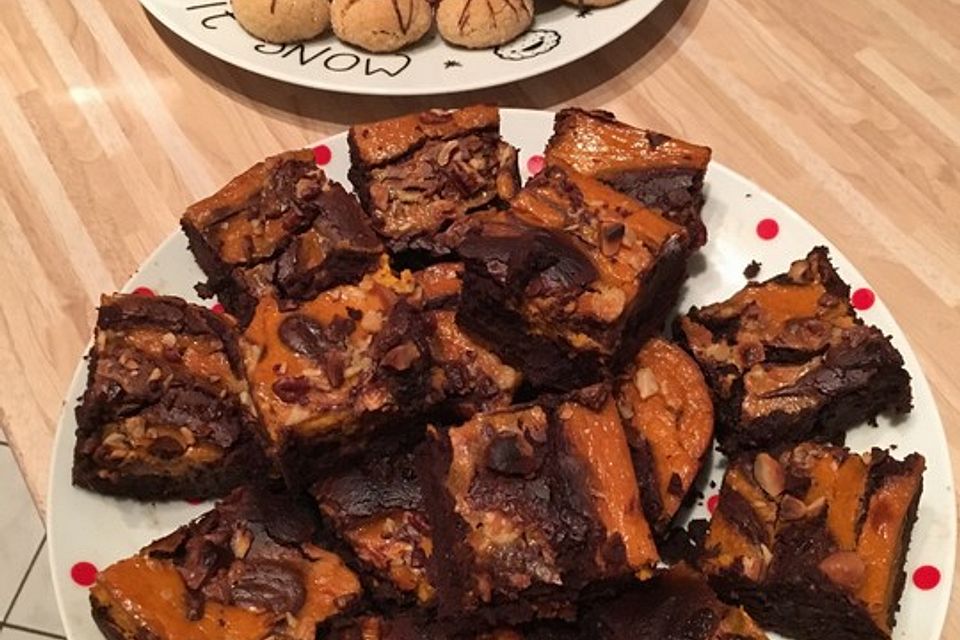 Saftige Kürbis-Brownies