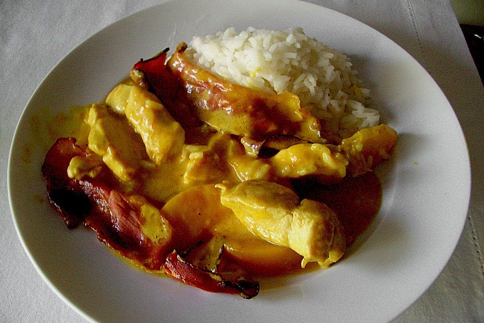 Hähnchen - Curry - Auflauf