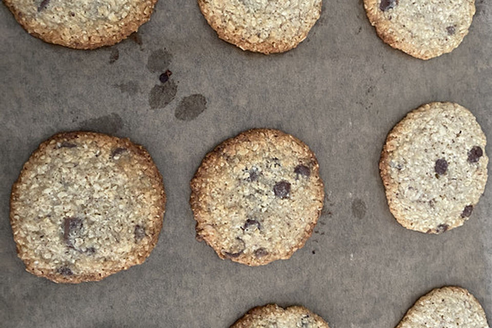 Schwedische Schoko-Haferflocken Cookies