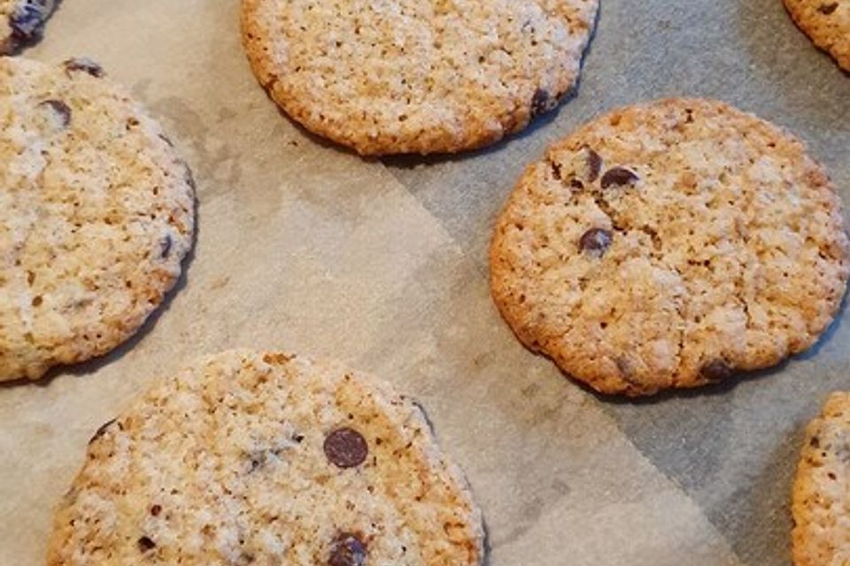 Schwedische Schoko-Haferflocken Cookies