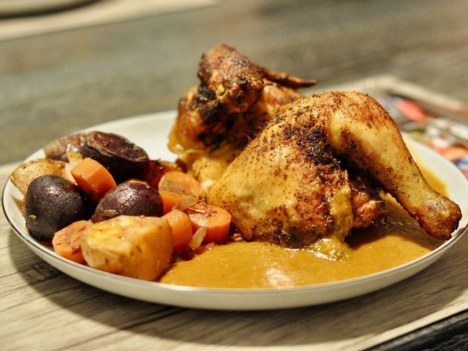 Hähnchen mediterran mit Sauce von Boritz| Chefkoch
