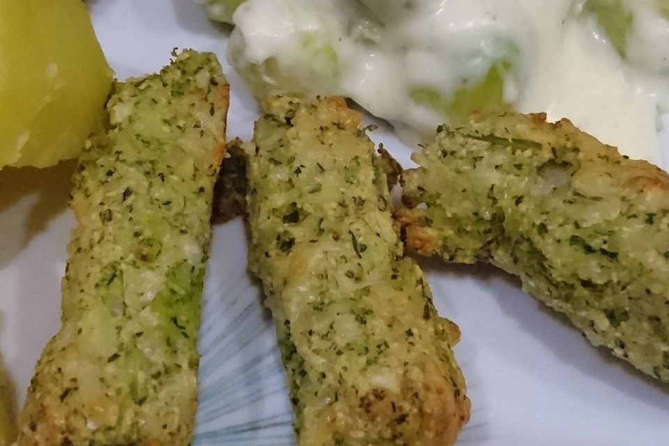 Brokkoli-Kroketten aus dem Backofen