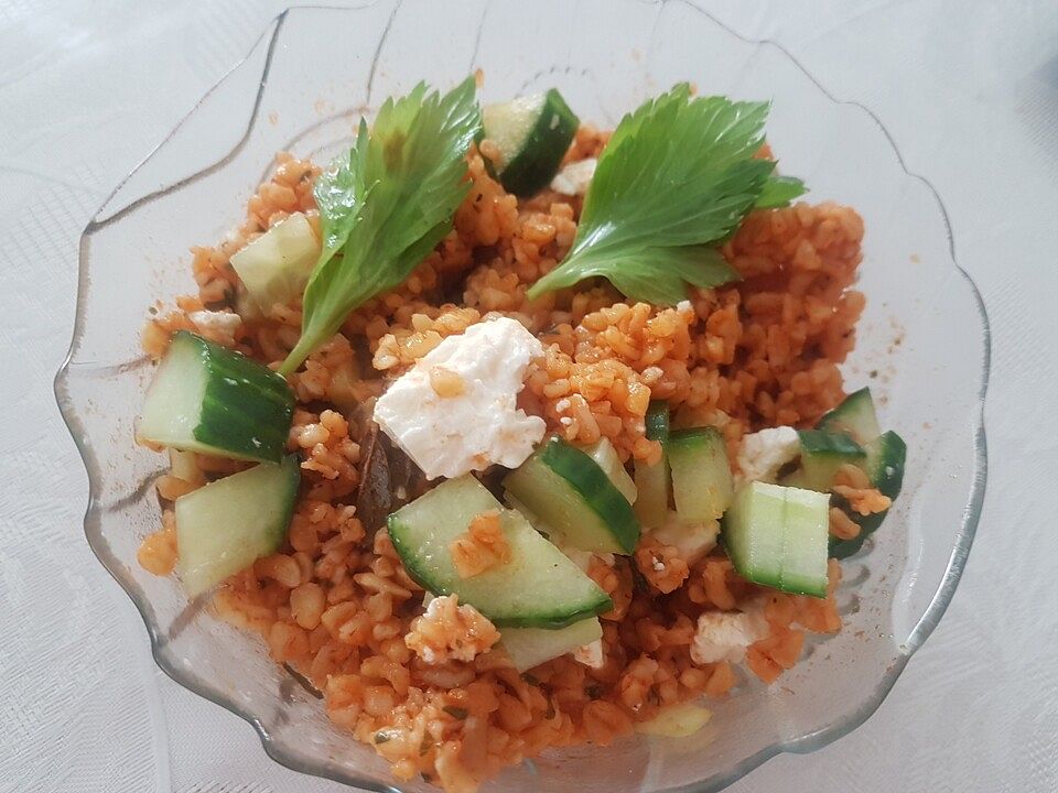 Bulgursalat mit Feta-Käse von yve290372| Chefkoch