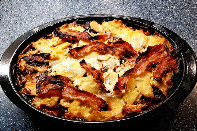 Kartoffelgratin mit Rote Bete und Bacon von rösdornchen| Chefkoch