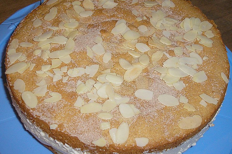 Apfel - Zimt - Sekttorte