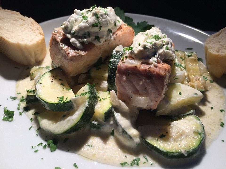Lachs mit Frischkäsesauce von SessM| Chefkoch