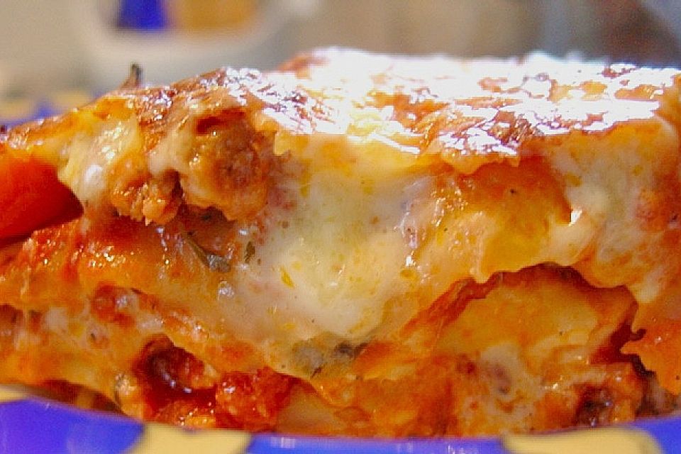 Furchtbar einfache Lasagne (Familienrezept)