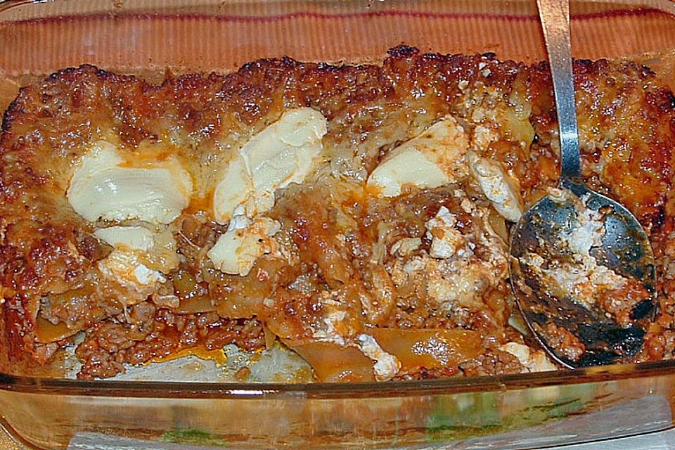 Furchtbar einfache Lasagne (Familienrezept)