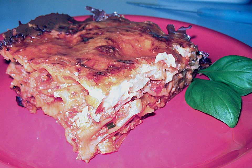 Furchtbar einfache Lasagne (Familienrezept)