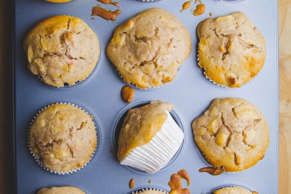 Zimtige Apfel - Muffins