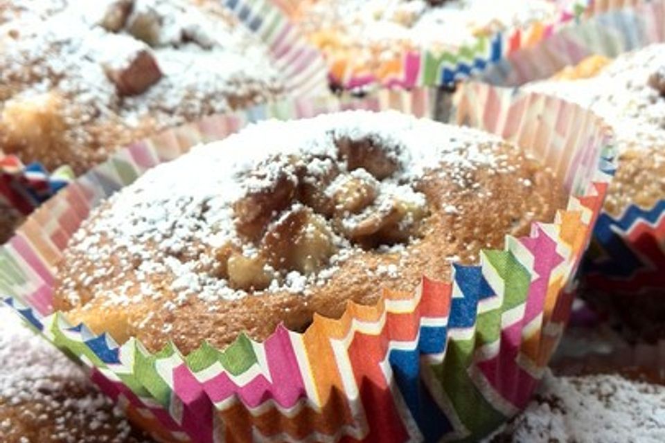 Zimtige Apfel - Muffins