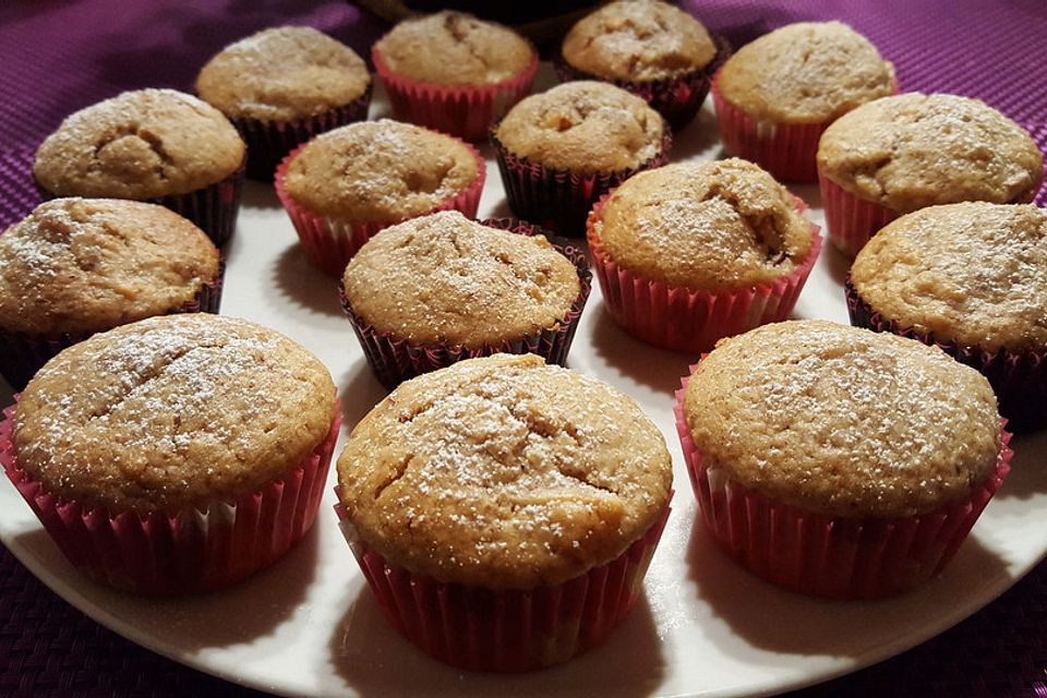 Zimtige Apfel - Muffins