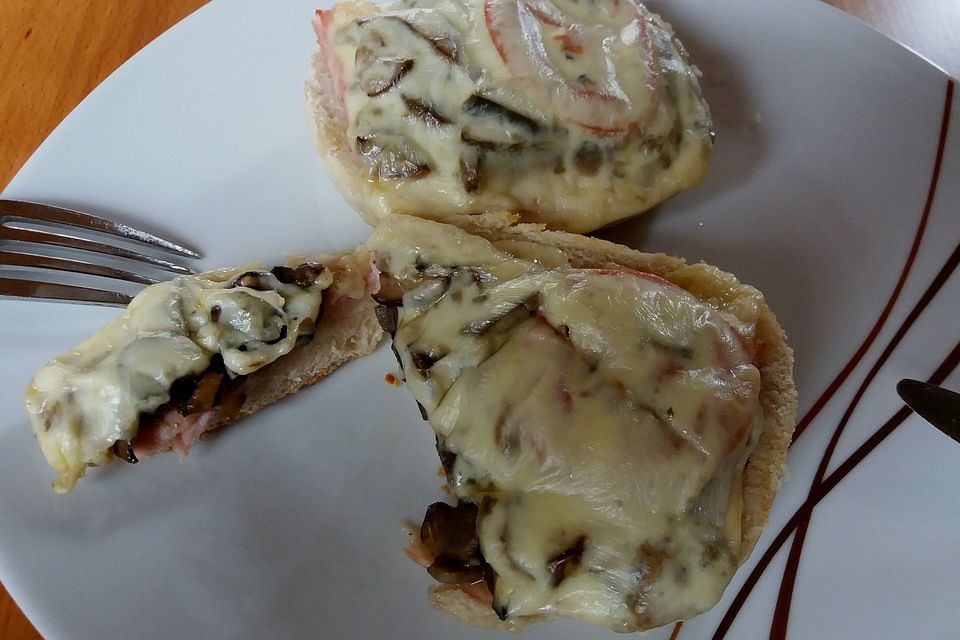 Schinken-Waldpilz-Toast