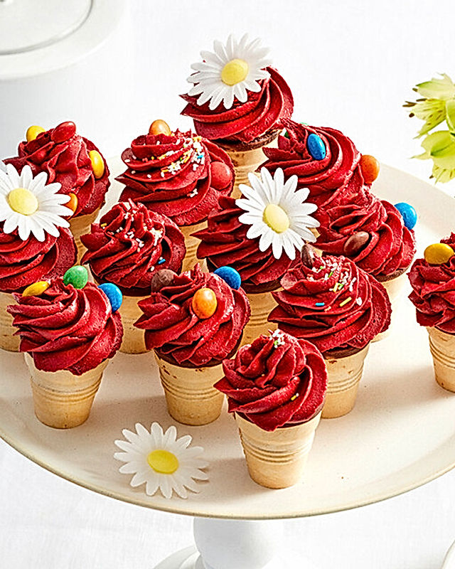 Eistüten-Cupcakes
