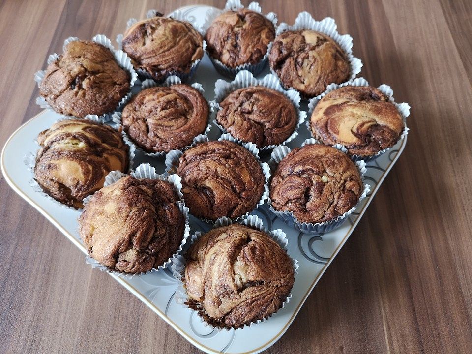 Nutella-Muffins von BakeClub_official | Chefkoch