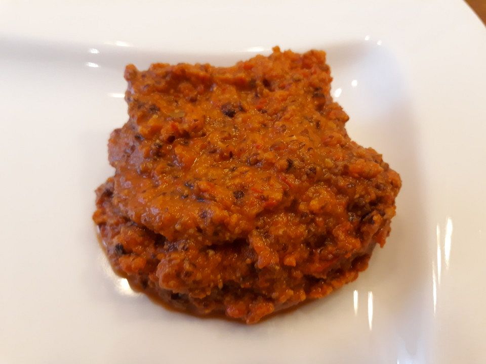 Hummus mit gerösteter Paprika von VeganLowFODMAP| Chefkoch